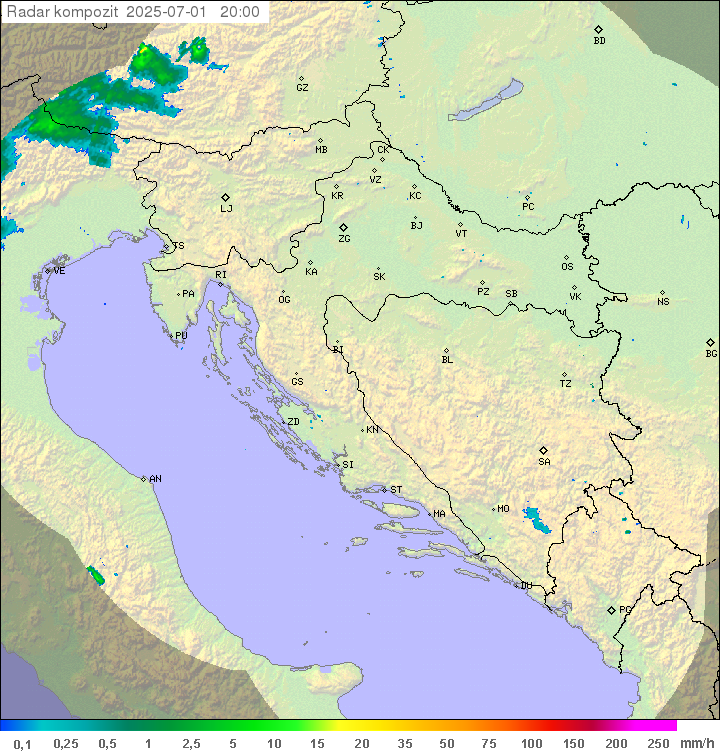 Padavine Hrvaška