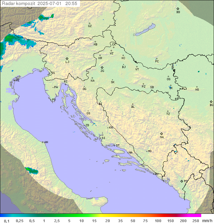 Padavine Hrvaška