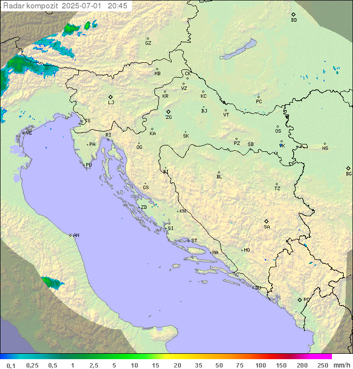 Padavine Hrvaška