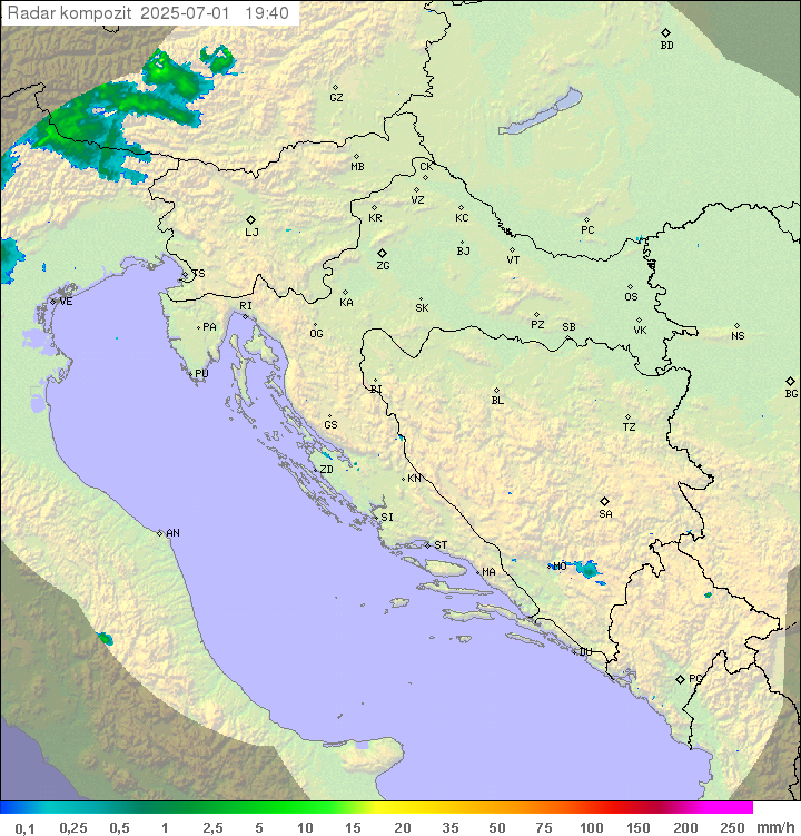 Padavine Hrvaška