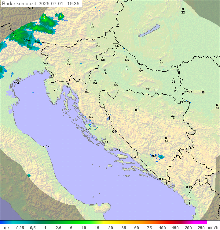 Padavine Hrvaška