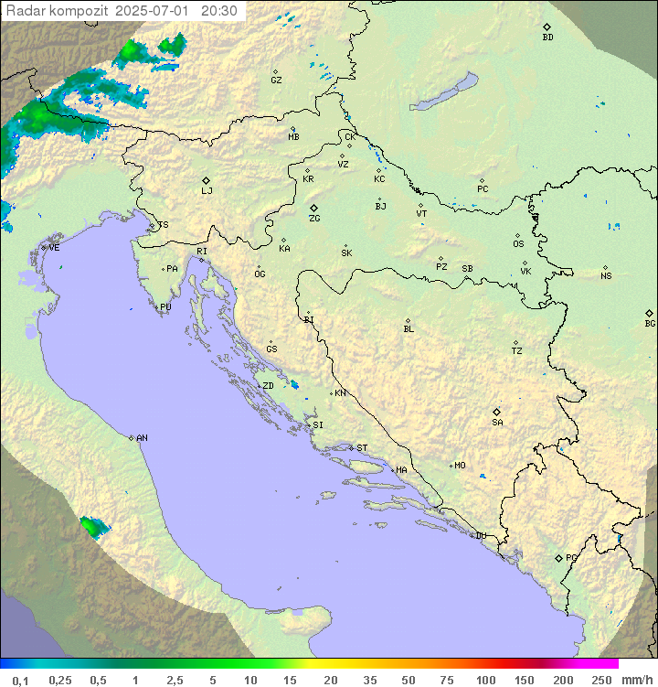 Padavine Hrvaška