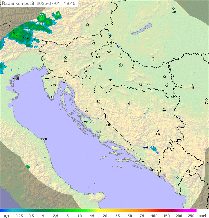 Padavine Hrvaška