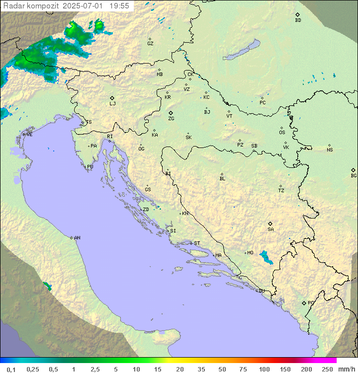 Padavine Hrvaška