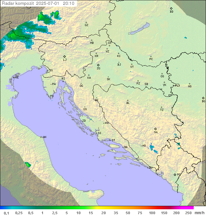 Padavine Hrvaška