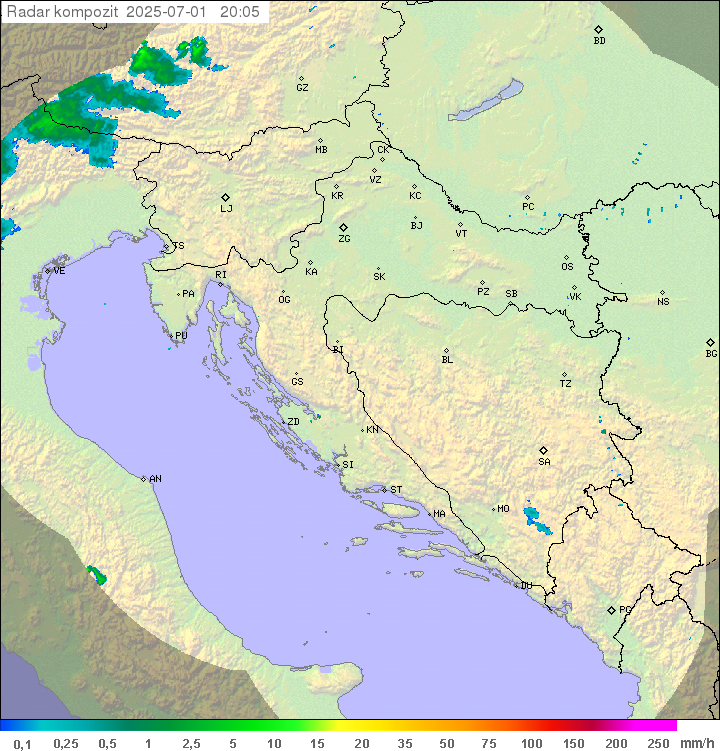 Padavine Hrvaška