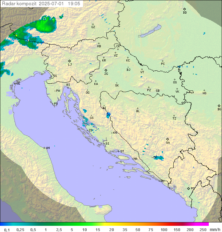 Padavine Hrvaška