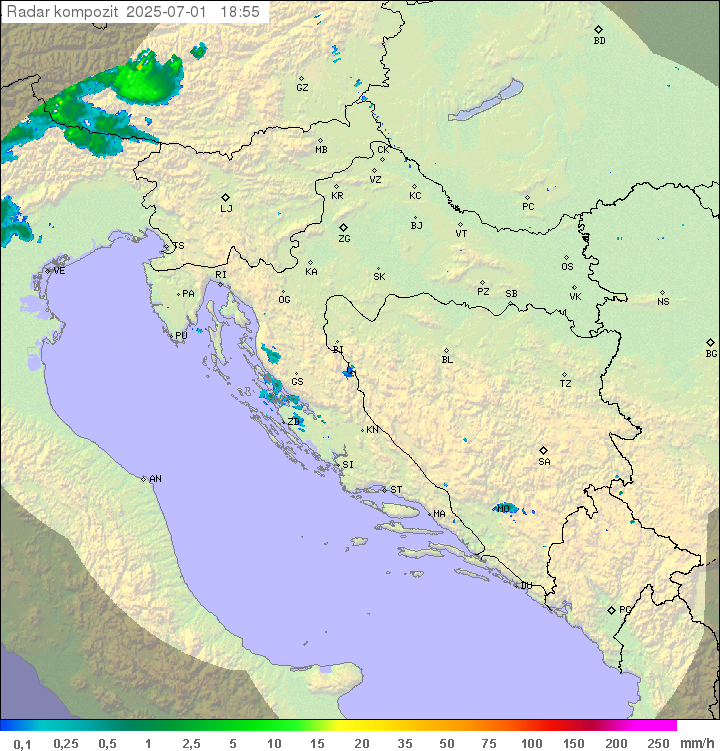 Padavine Hrvaška