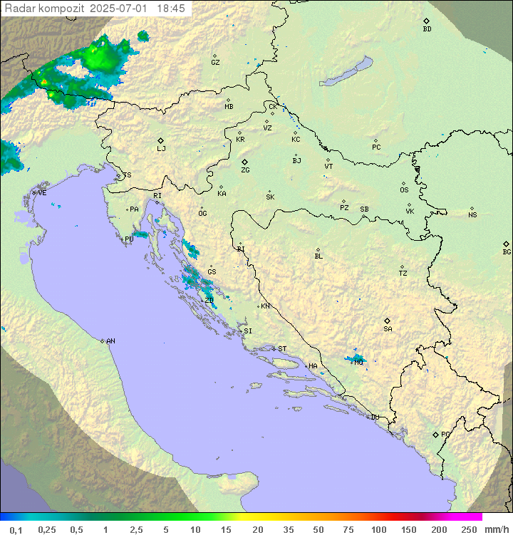 Padavine Hrvaška
