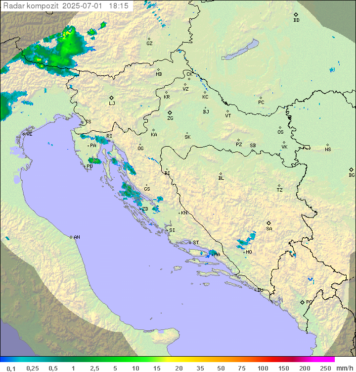 Padavine Hrvaška
