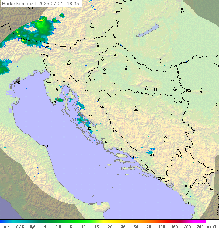 Padavine Hrvaška