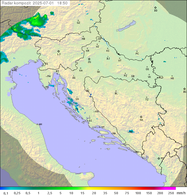 Padavine Hrvaška