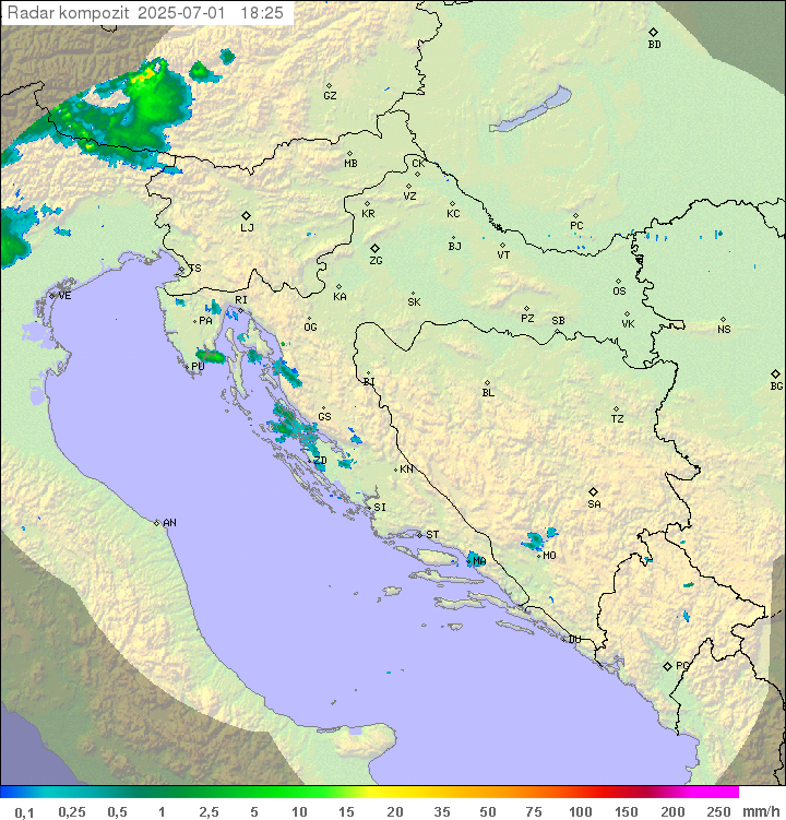Padavine Hrvaška