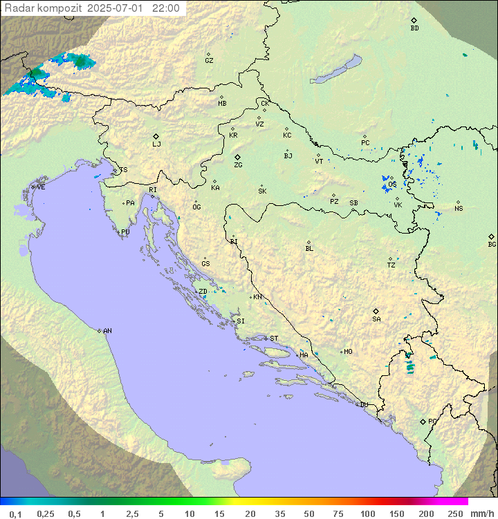 Padavine Hrvaška