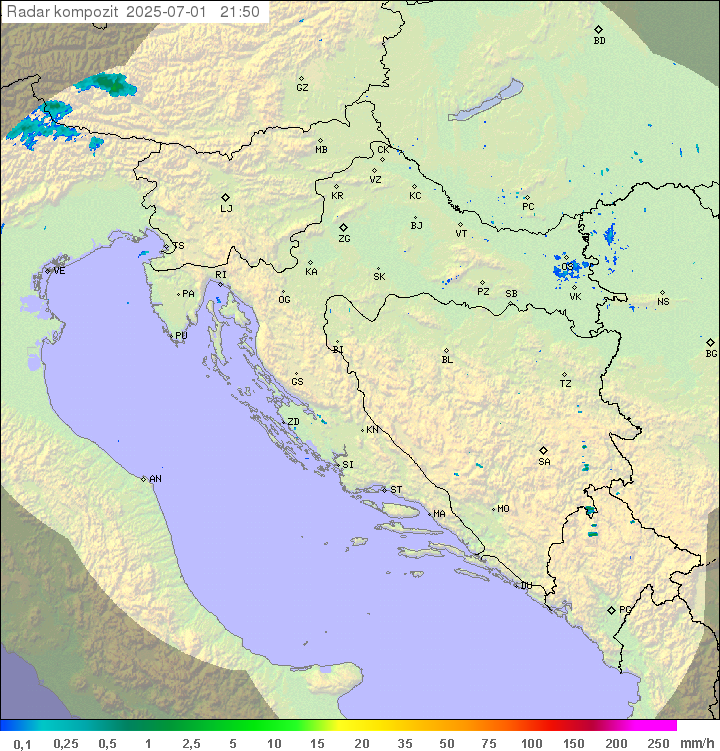 Padavine Hrvaška