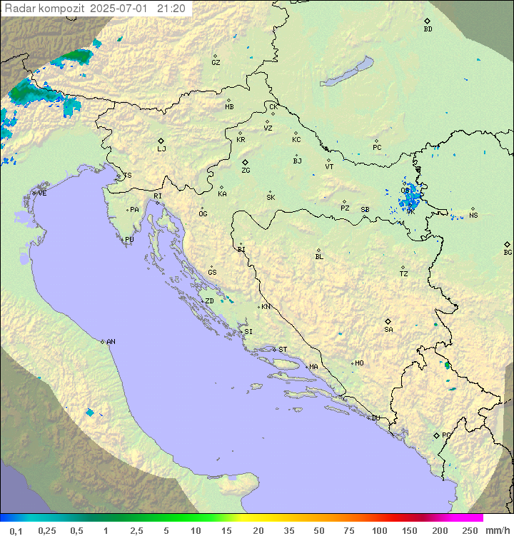 Padavine Hrvaška