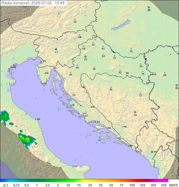 Padavine Hrvaška
