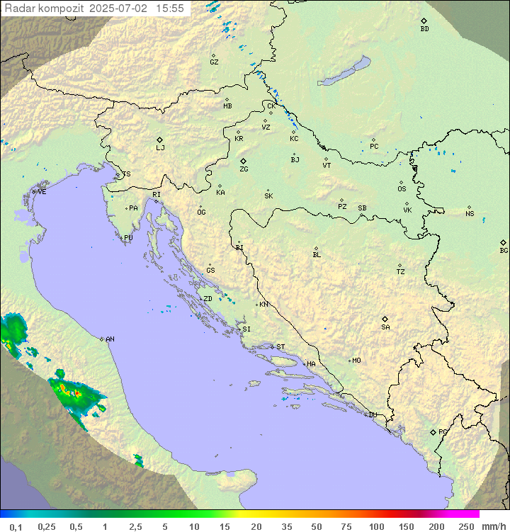 Padavine Hrvaška
