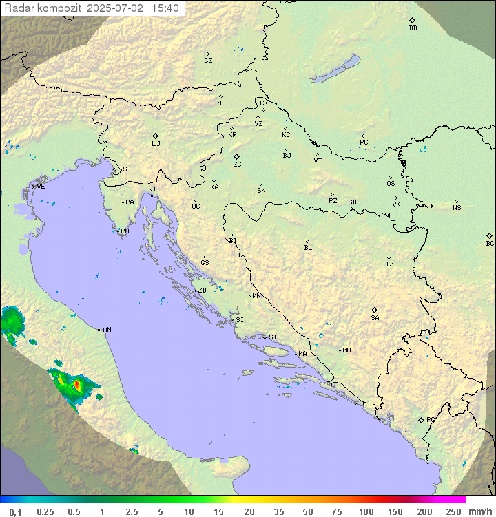 Padavine Hrvaška