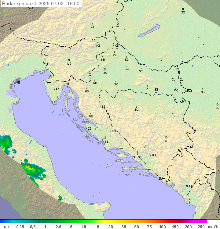 Padavine Hrvaška