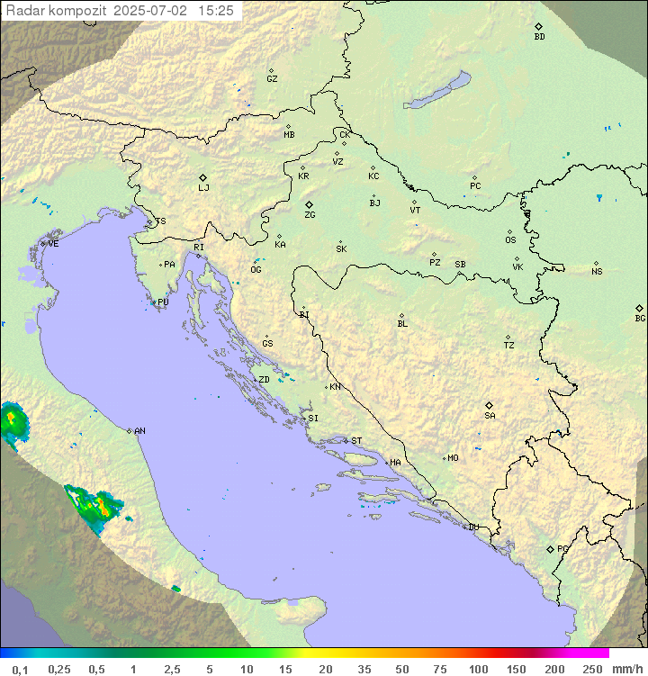 Padavine Hrvaška