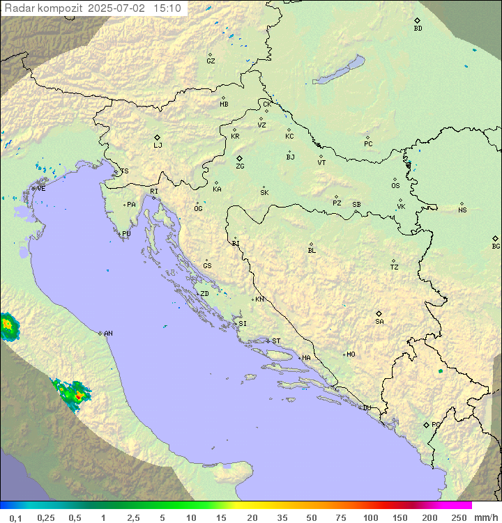 Padavine Hrvaška