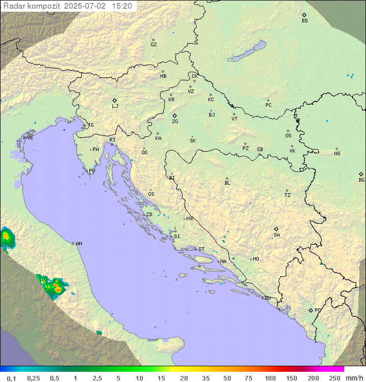 Padavine Hrvaška