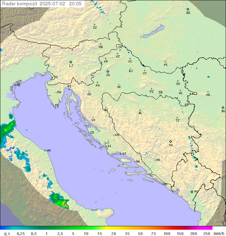 Padavine Hrvaška