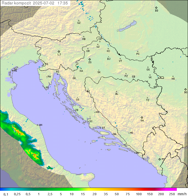 Padavine Hrvaška