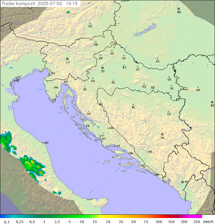 Padavine Hrvaška