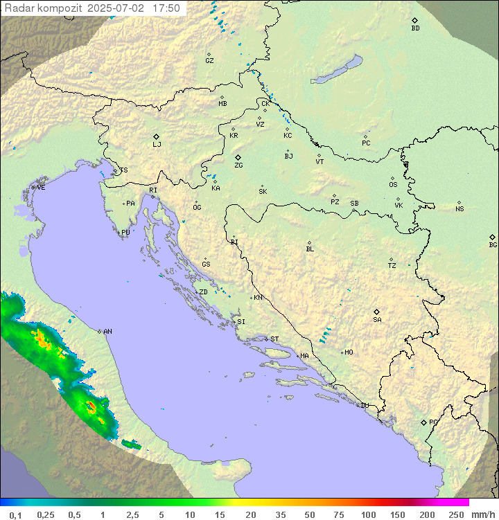 Padavine Hrvaška