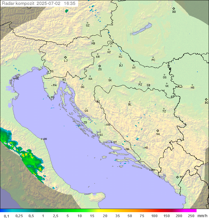Padavine Hrvaška
