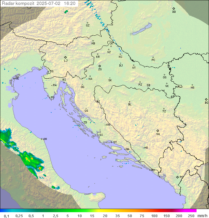 Padavine Hrvaška
