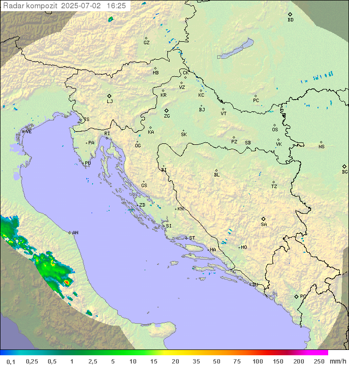 Padavine Hrvaška