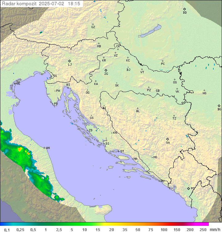 Padavine Hrvaška
