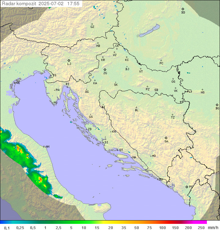 Padavine Hrvaška