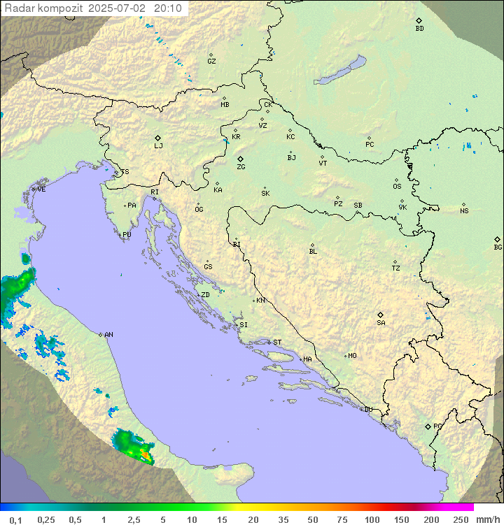 Padavine Hrvaška