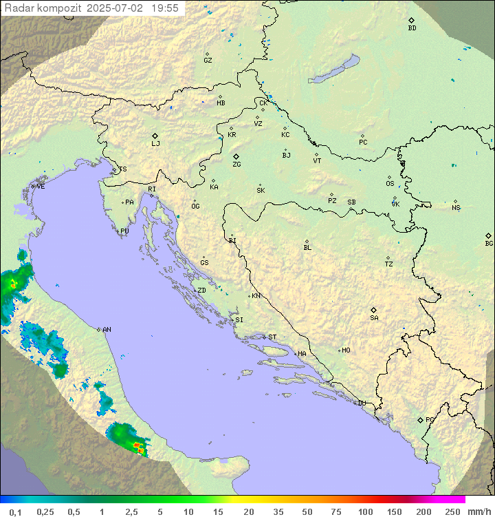 Padavine Hrvaška