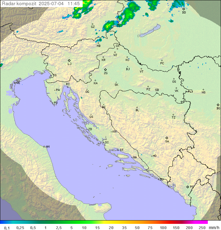 Padavine Hrvaška