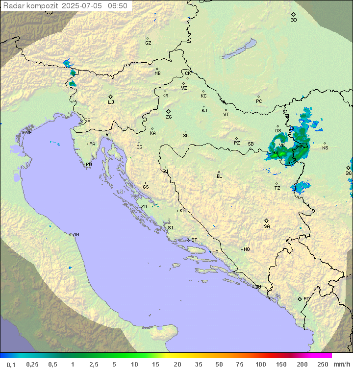 Padavine Hrvaška