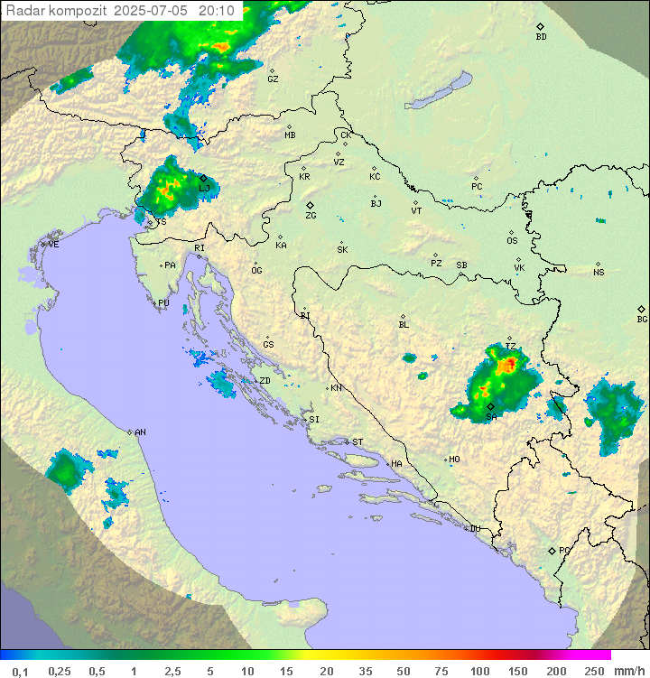Padavine Hrvaška
