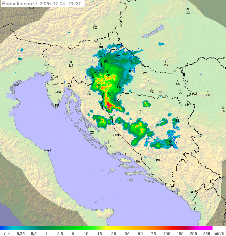 Padavine Hrvaška