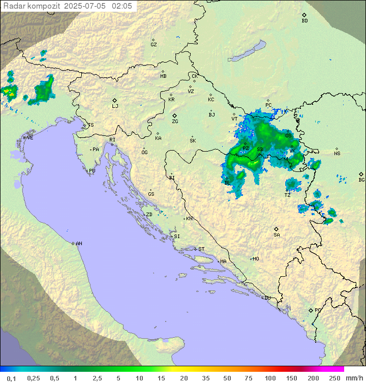 Padavine Hrvaška