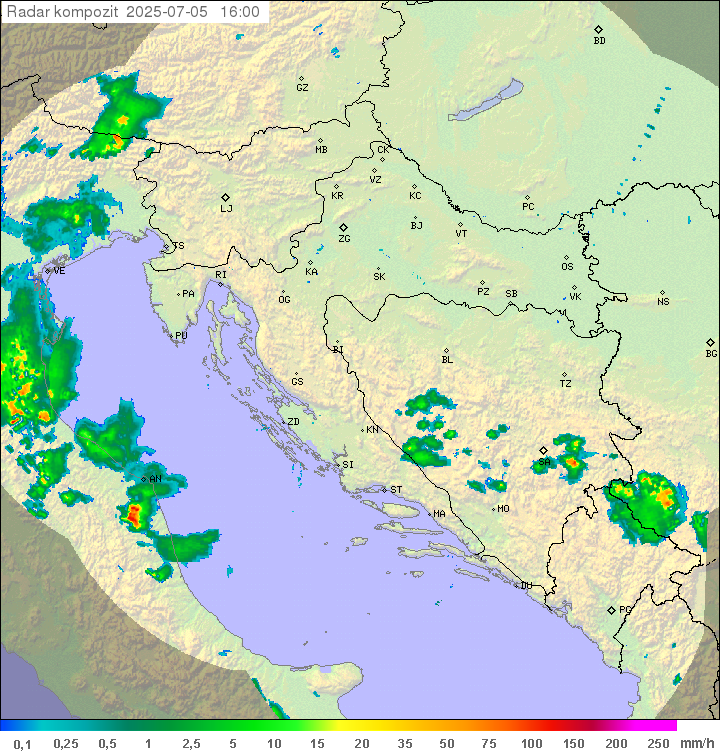 Padavine Hrvaška