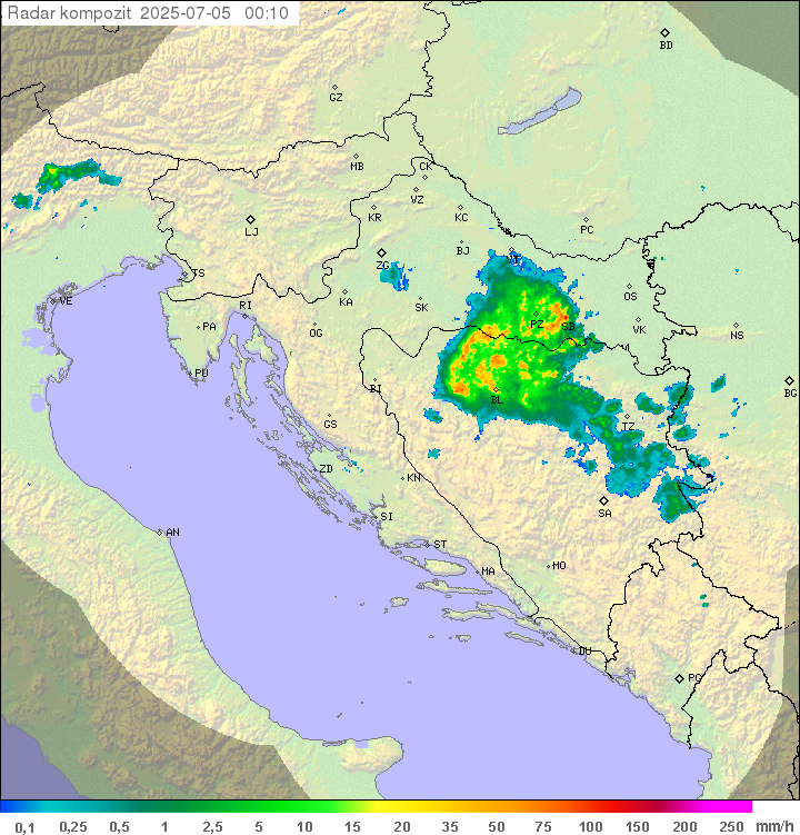 Padavine Hrvaška