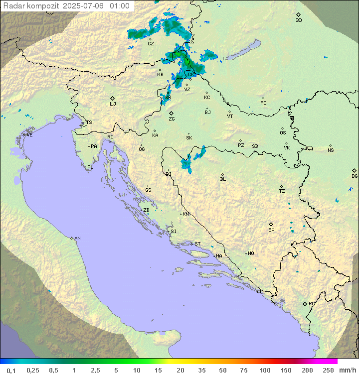 Padavine Hrvaška