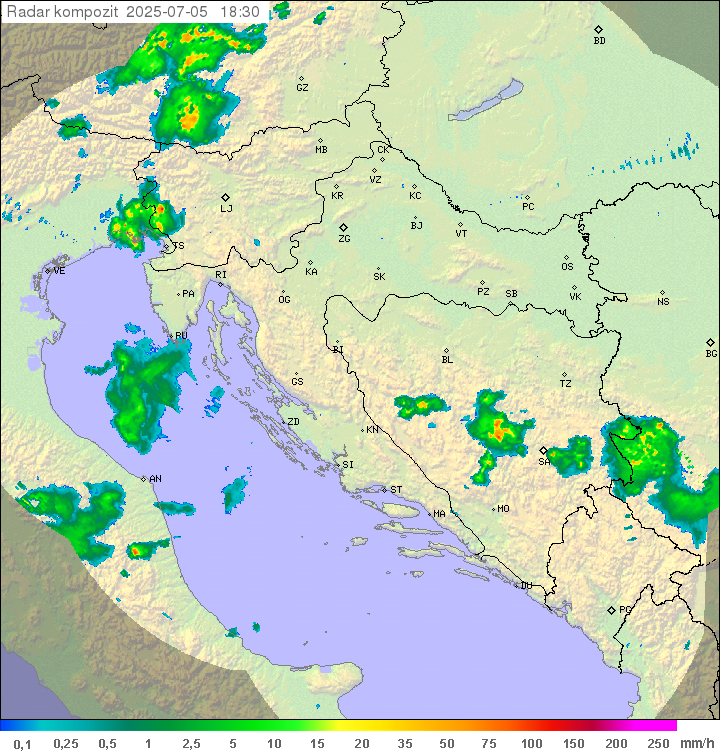 Padavine Hrvaška