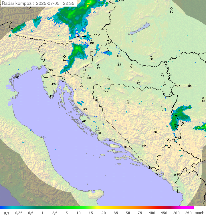 Padavine Hrvaška