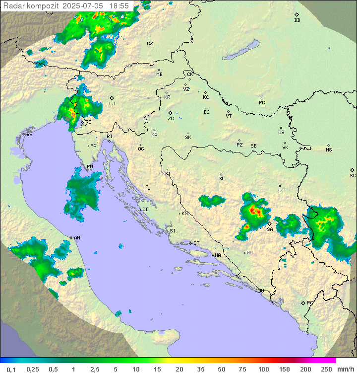Padavine Hrvaška