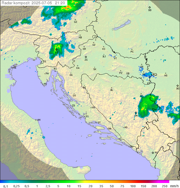 Padavine Hrvaška